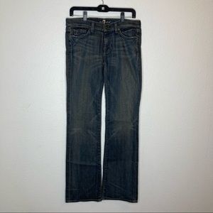 7 For All Mankind Boot Cut 28 EUC 33 Length